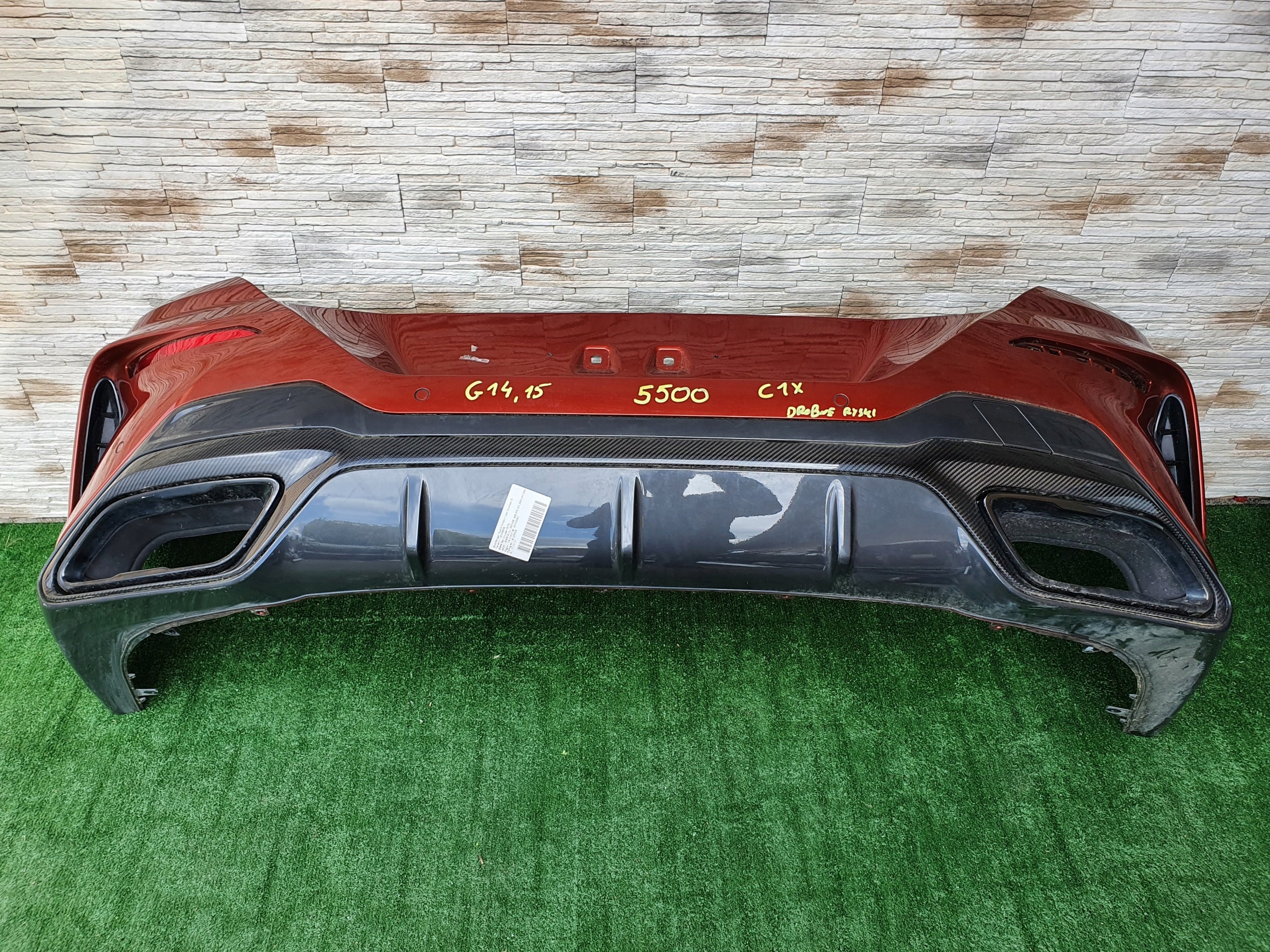 BMW 8 G14 G15 Rear bumper with Carbon diffuser OEM