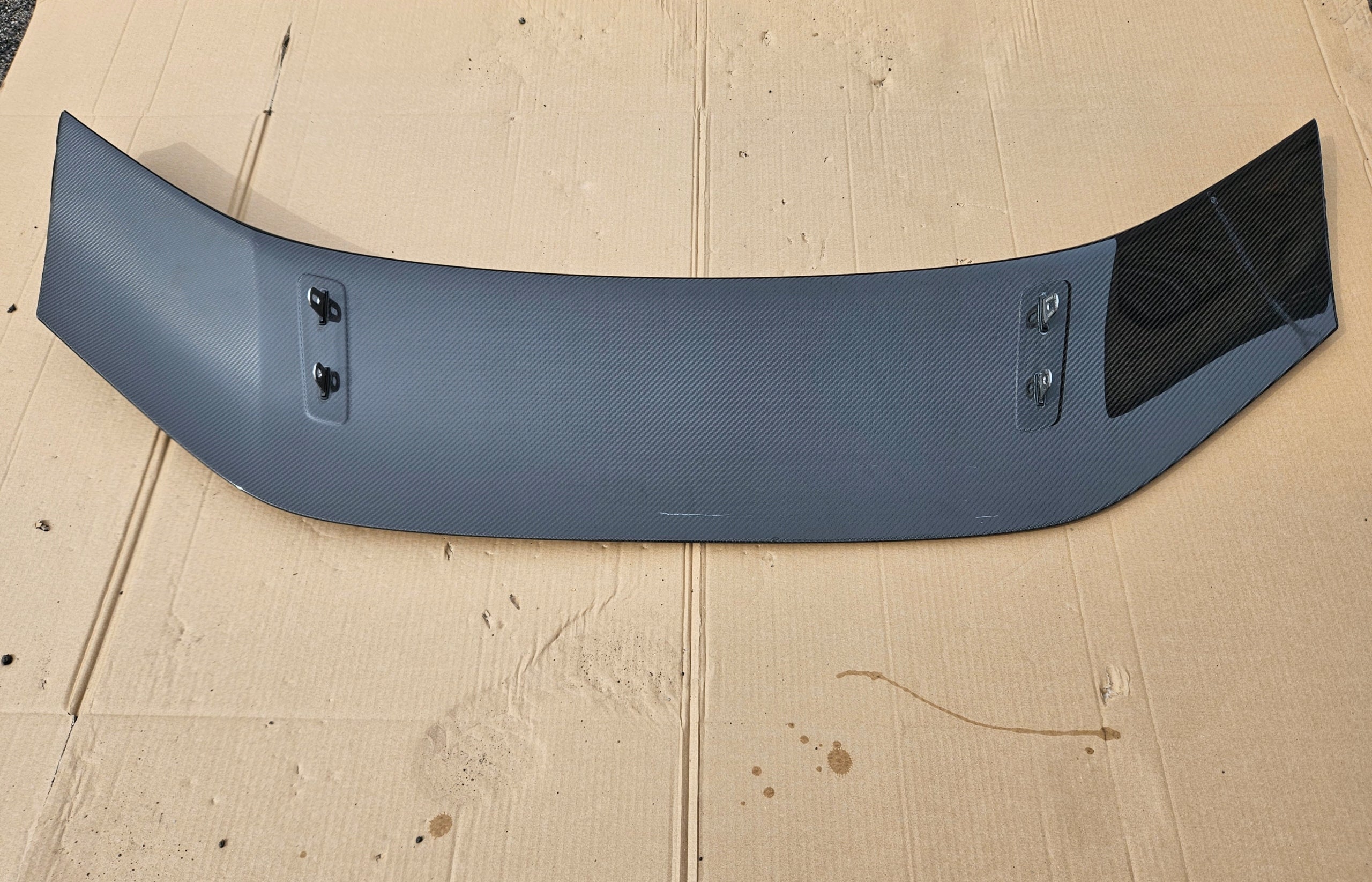 Porsche CAYMAN 718 GT4RS Carbon rear spoiler, OEM, Part number: 9GT827948