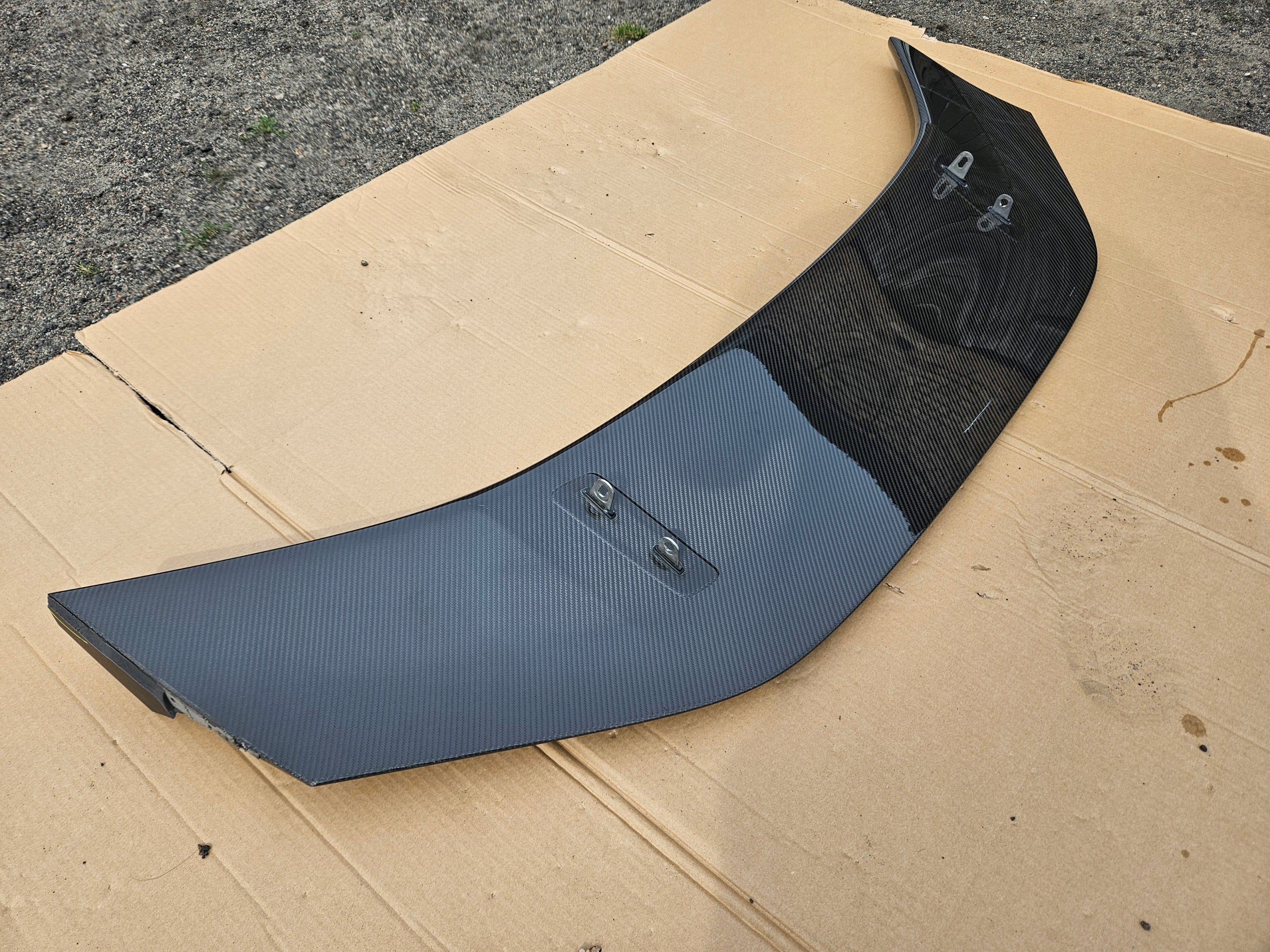 Porsche CAYMAN 718 GT4RS Carbon rear spoiler, OEM, Part number: 9GT827948